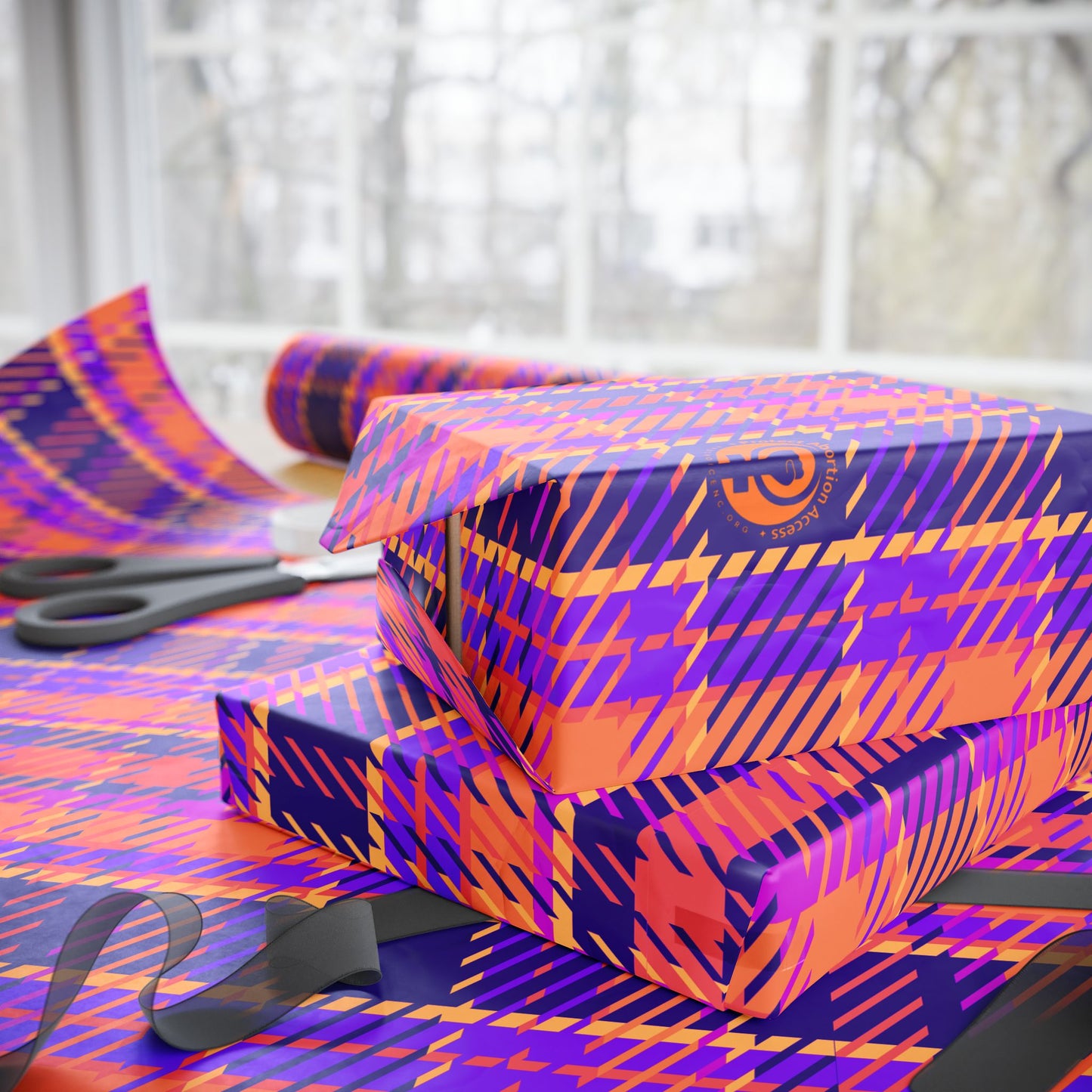 Rebel Plaid Holiday Wrapping Paper