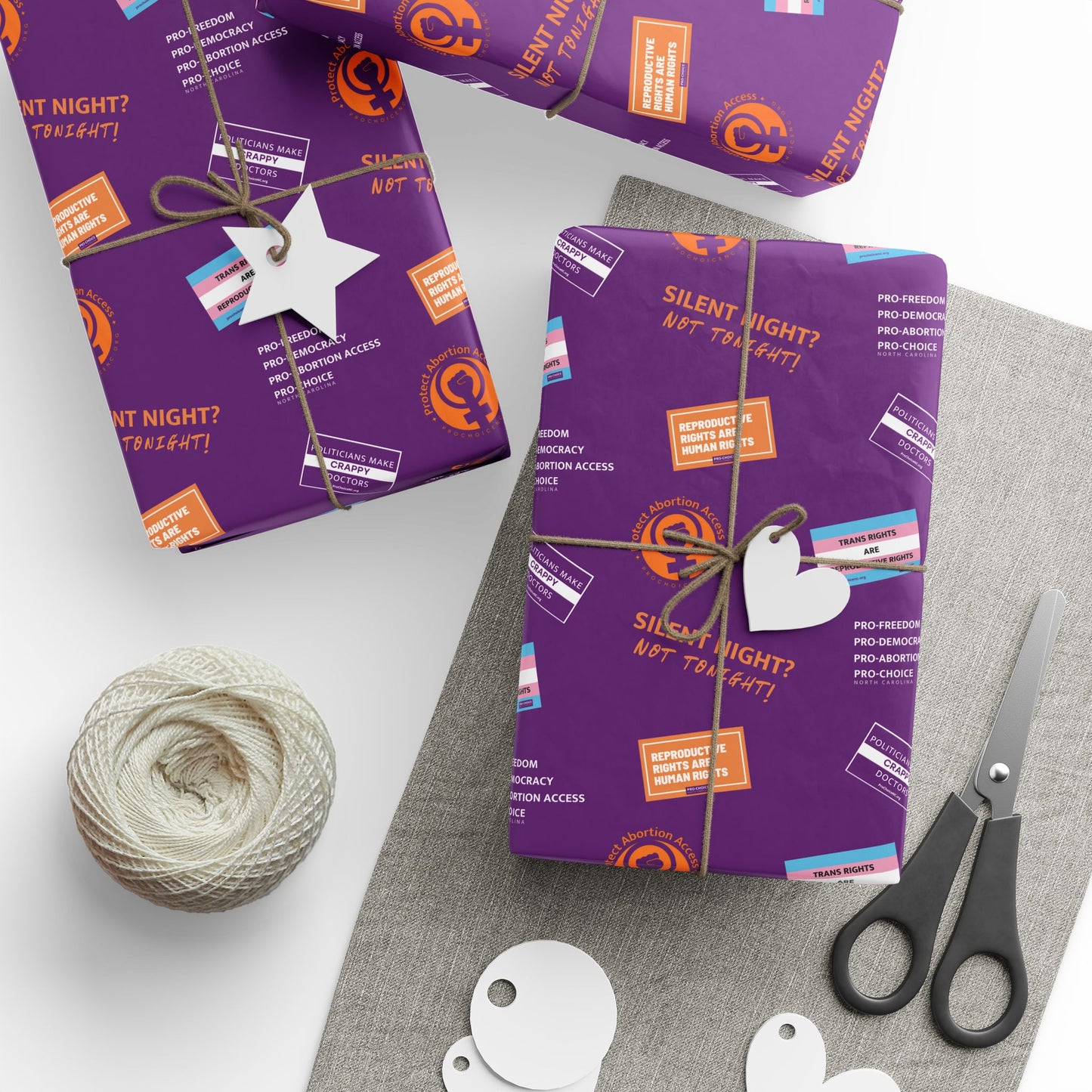 Pro-Choice Power Wrapping Paper