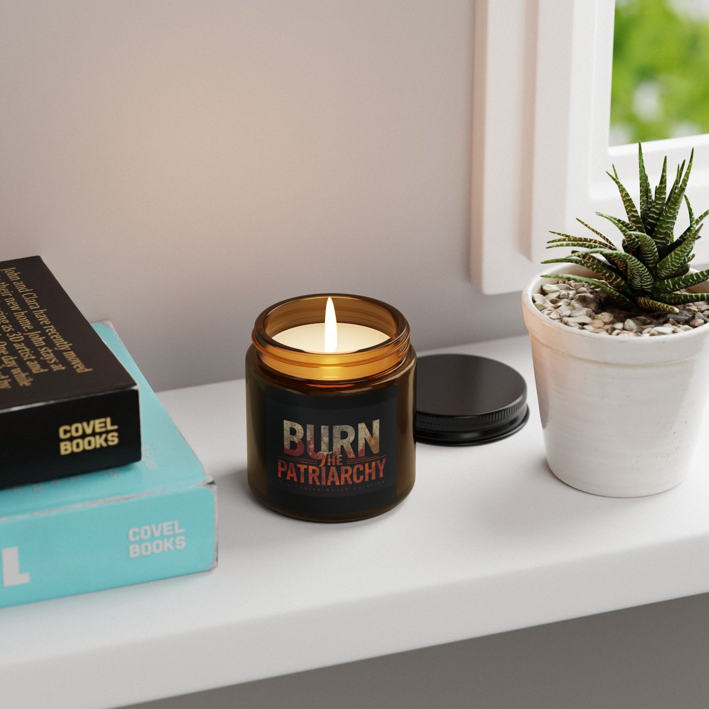 Empowering Scented Candle – Burn the Patriarchy